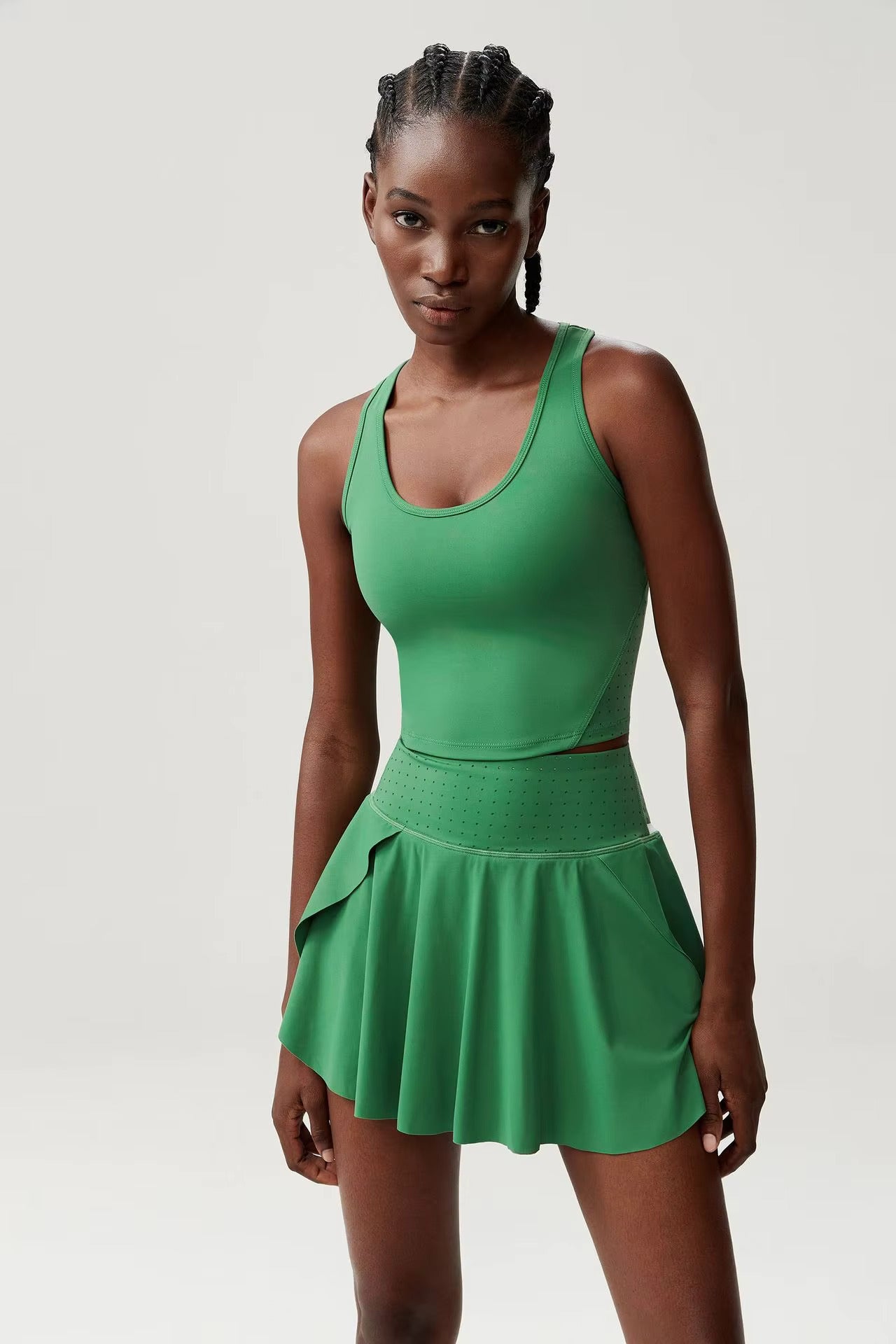 Wave Flow Tennis Set - Top + Skirt