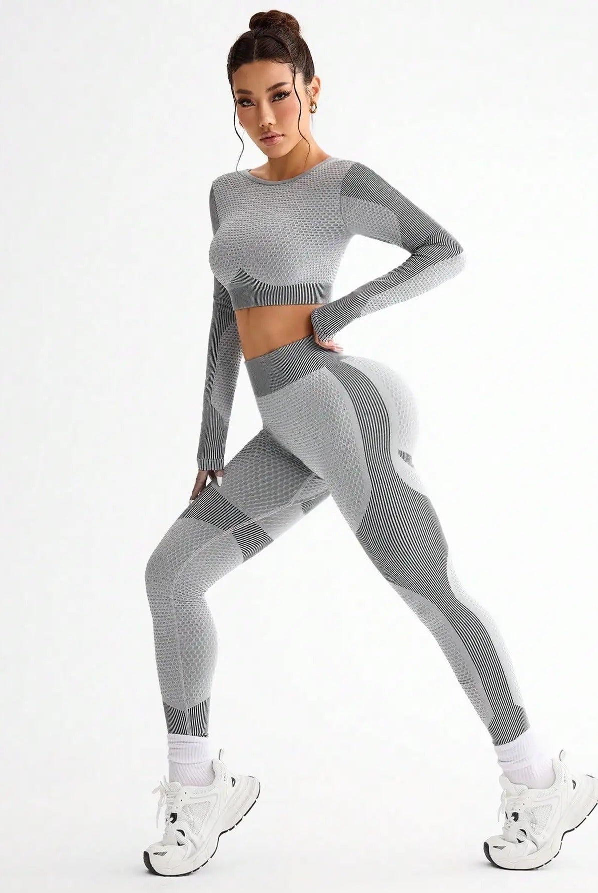 Honeycomb Contour Active Set - Leggings + Top Sets Sarlethics