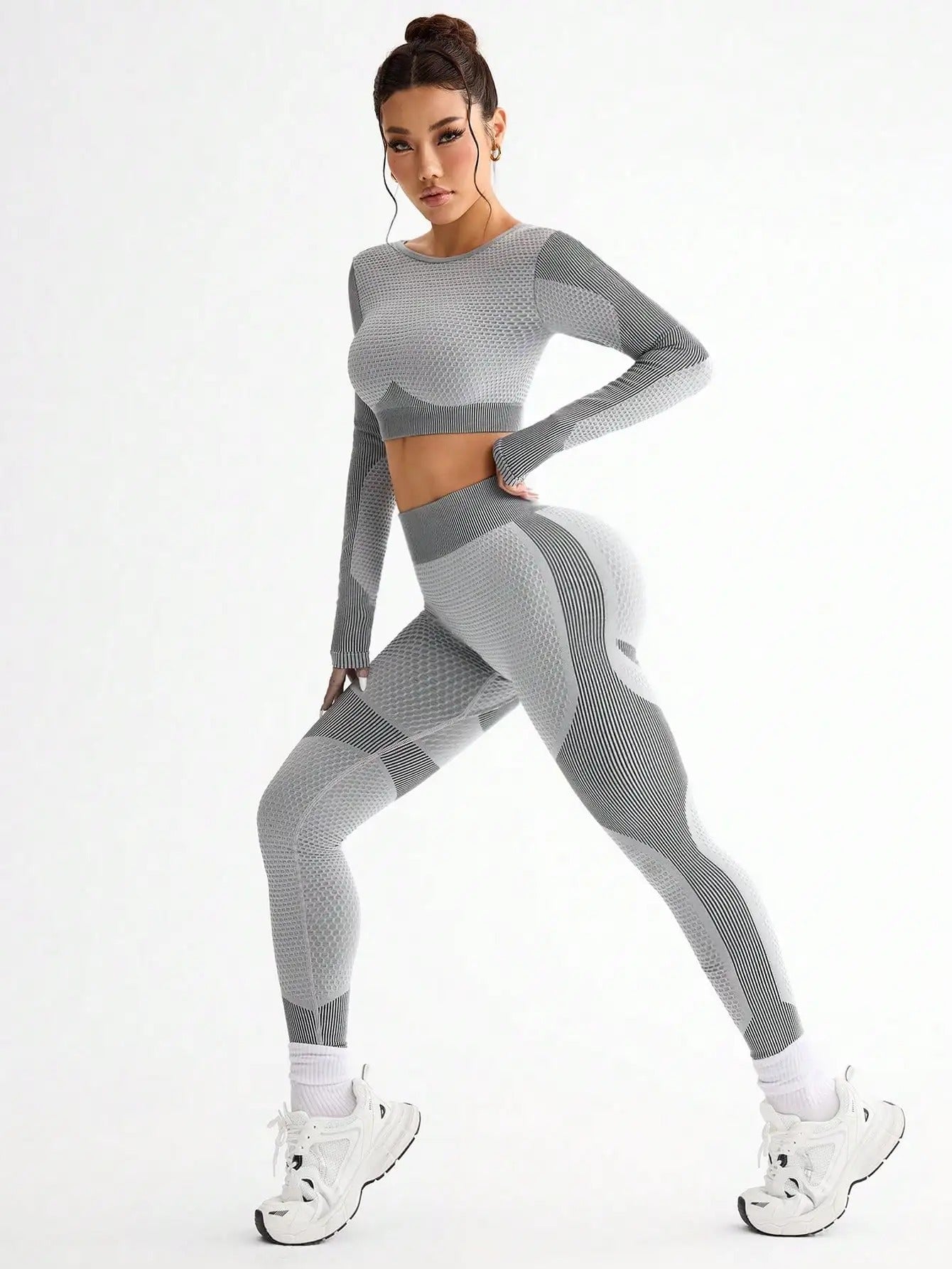 Honeycomb Contour Active Set - Leggings + Top Sets Sarlethics
