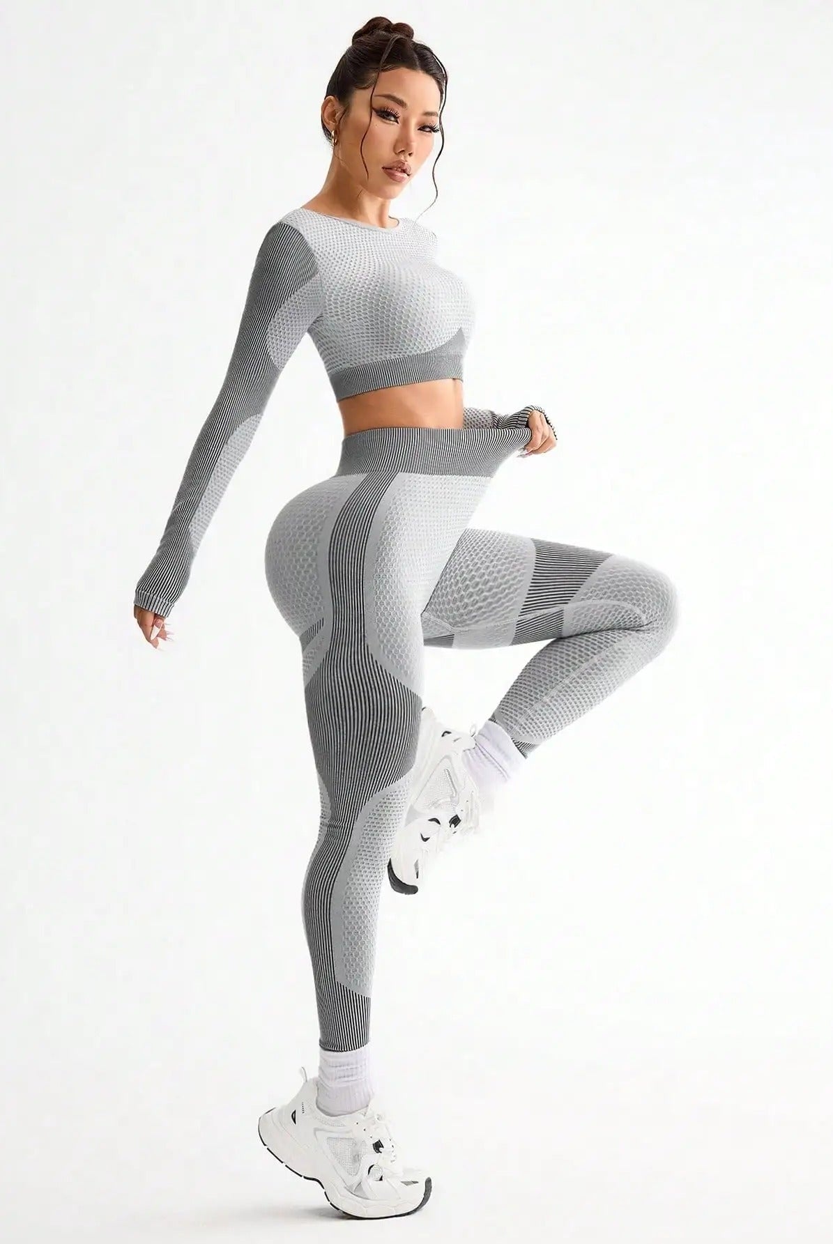 Honeycomb Contour Active Set - Leggings + Top Sets Sarlethics