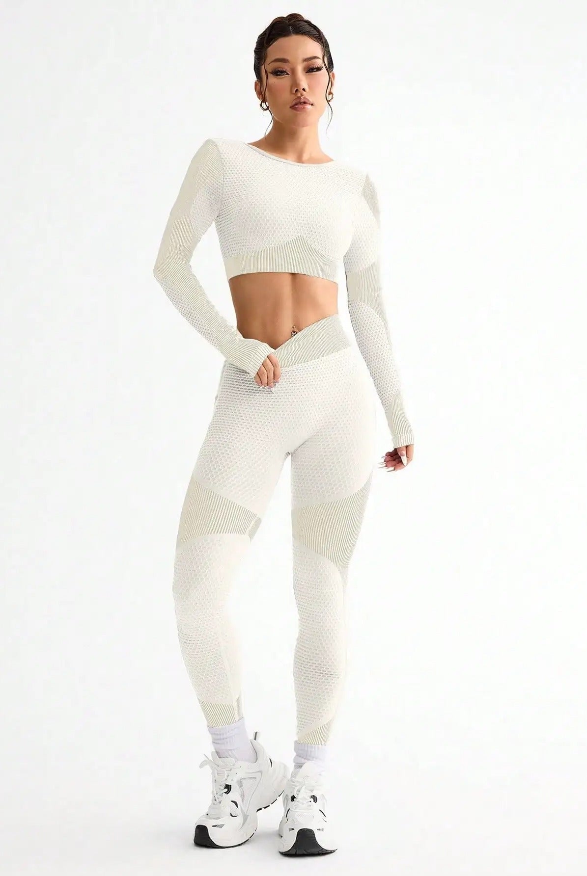 Honeycomb Contour Active Set - Leggings + Top Sets Sarlethics