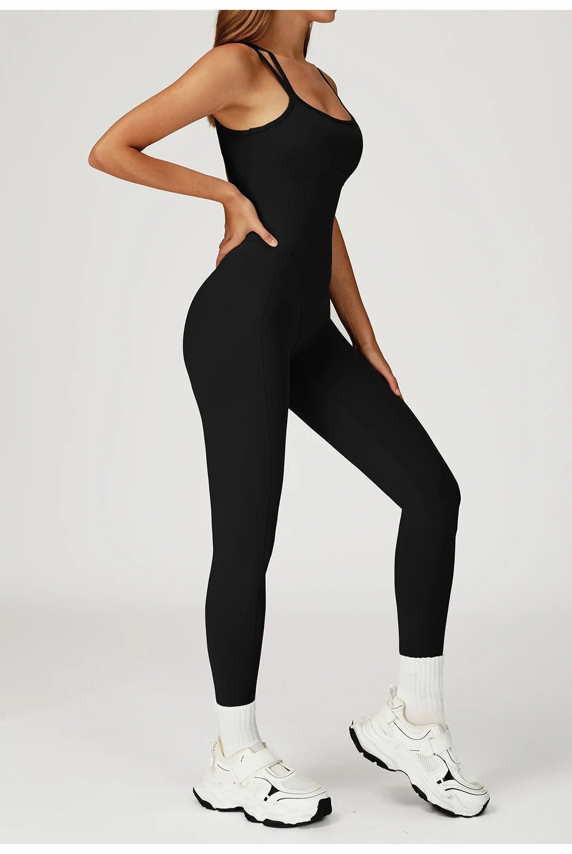 Criss Cross Back Jumpsuit Jumpsuit Starlethics