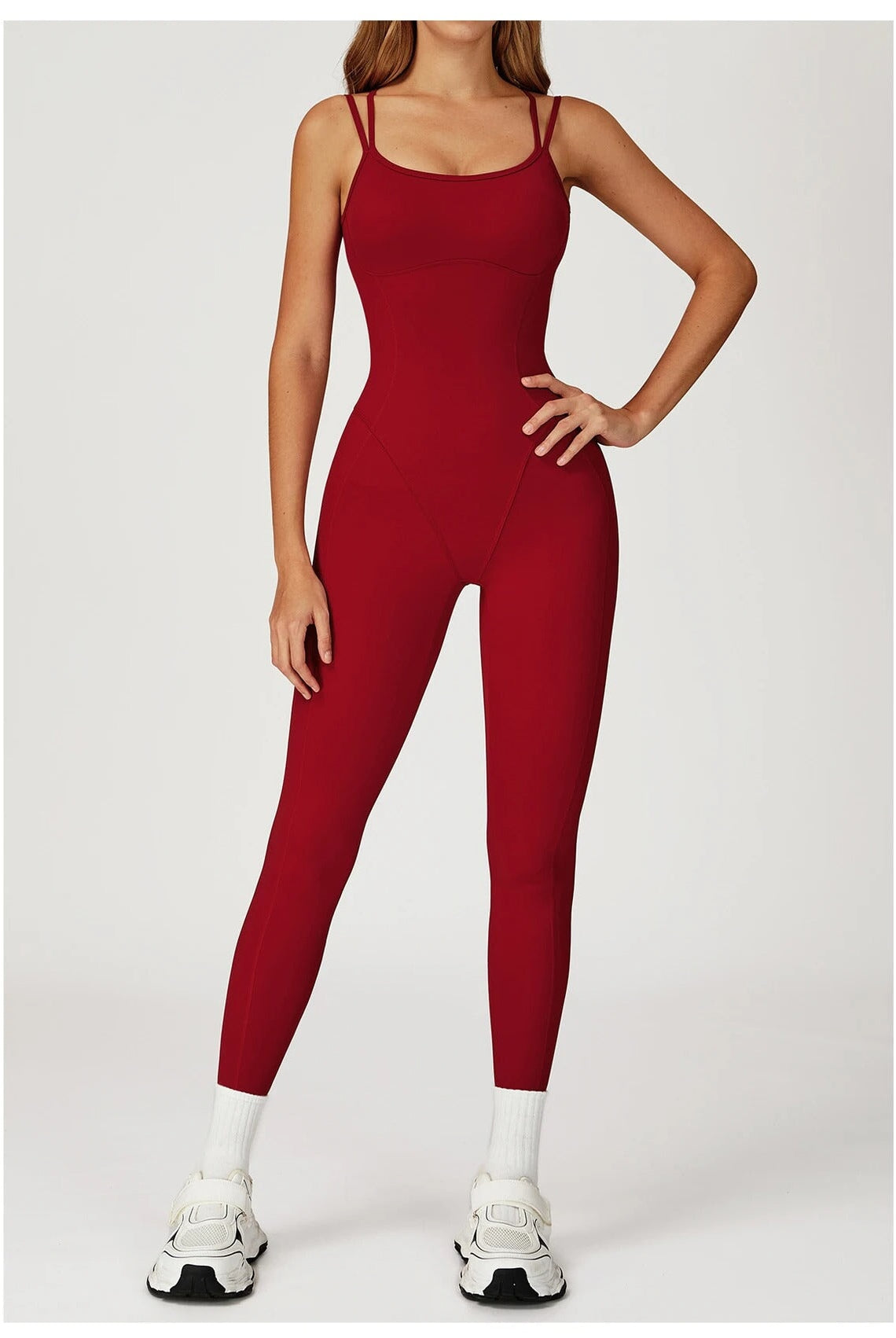 Criss Cross Back Jumpsuit Jumpsuit Starlethics