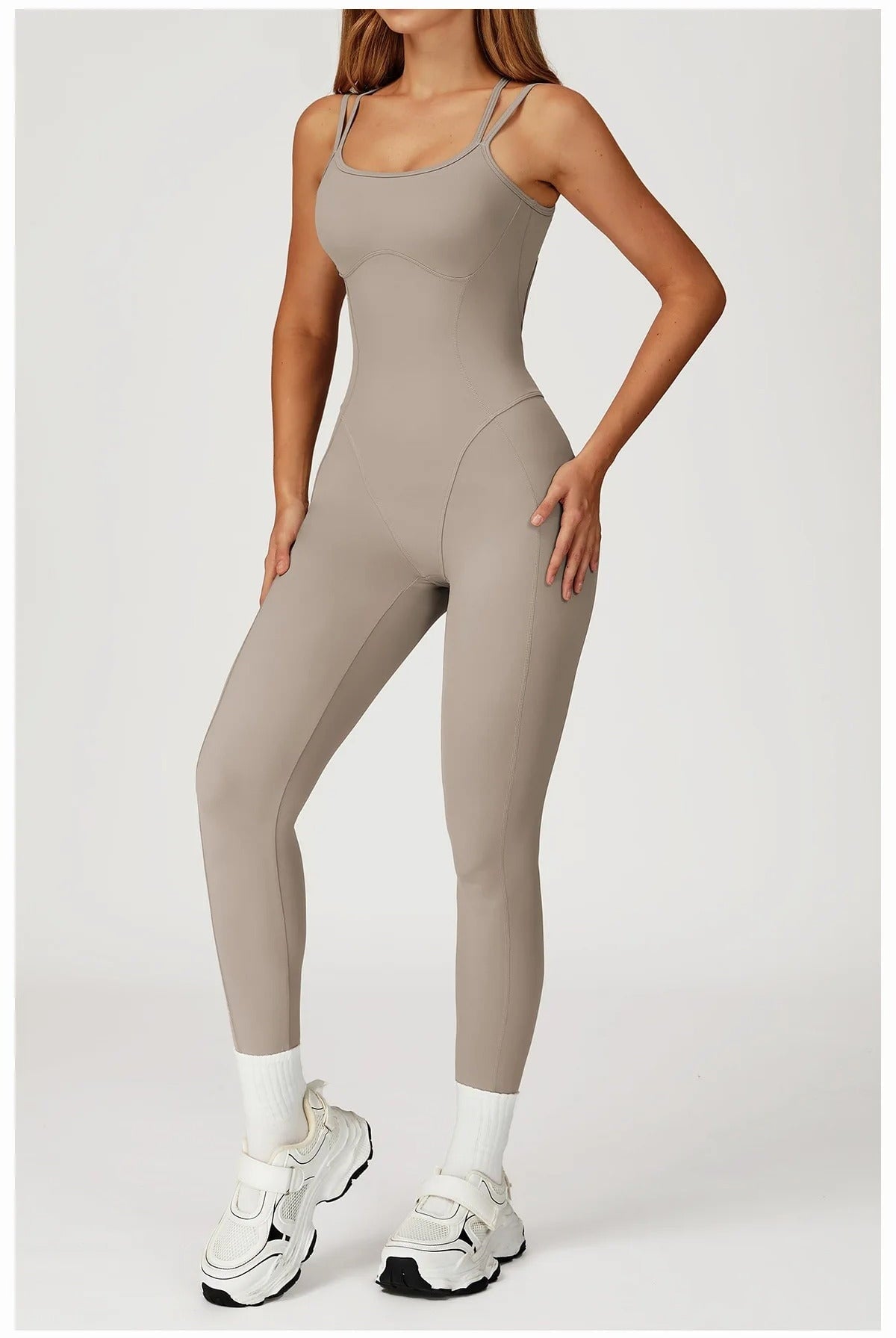 Criss Cross Back Jumpsuit Jumpsuit Starlethics