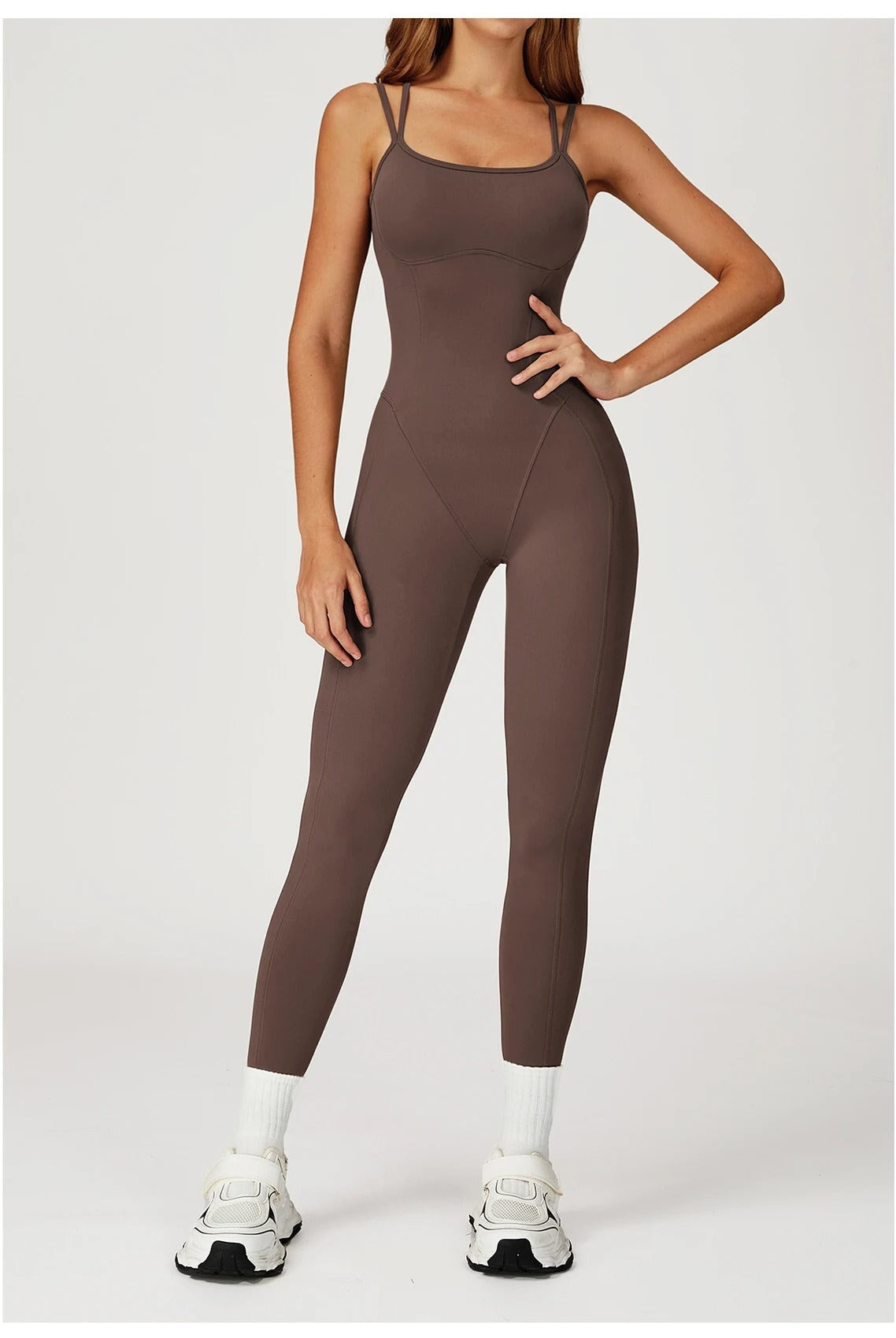 Criss Cross Back Jumpsuit Jumpsuit Starlethics