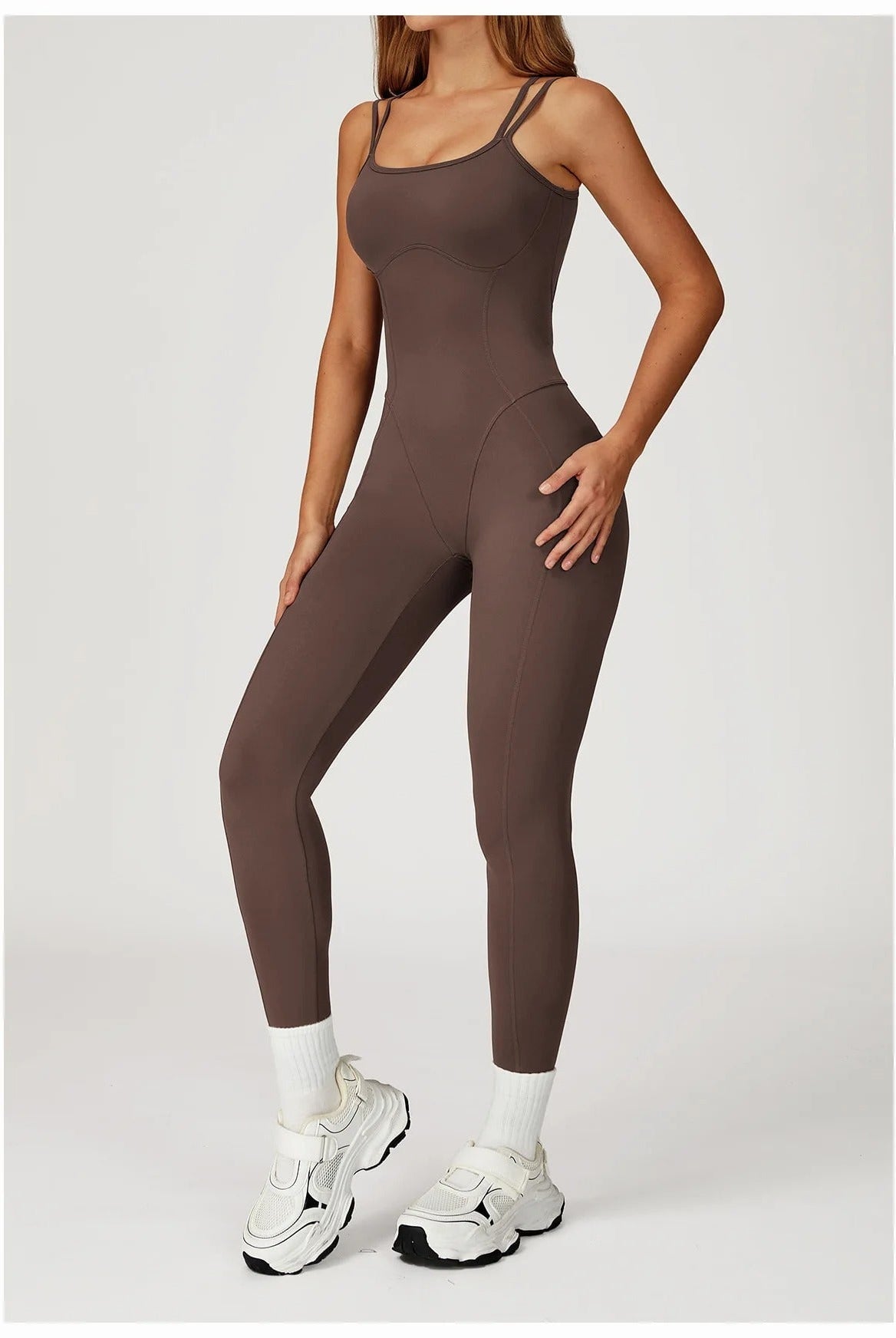 Criss Cross Back Jumpsuit Jumpsuit Starlethics