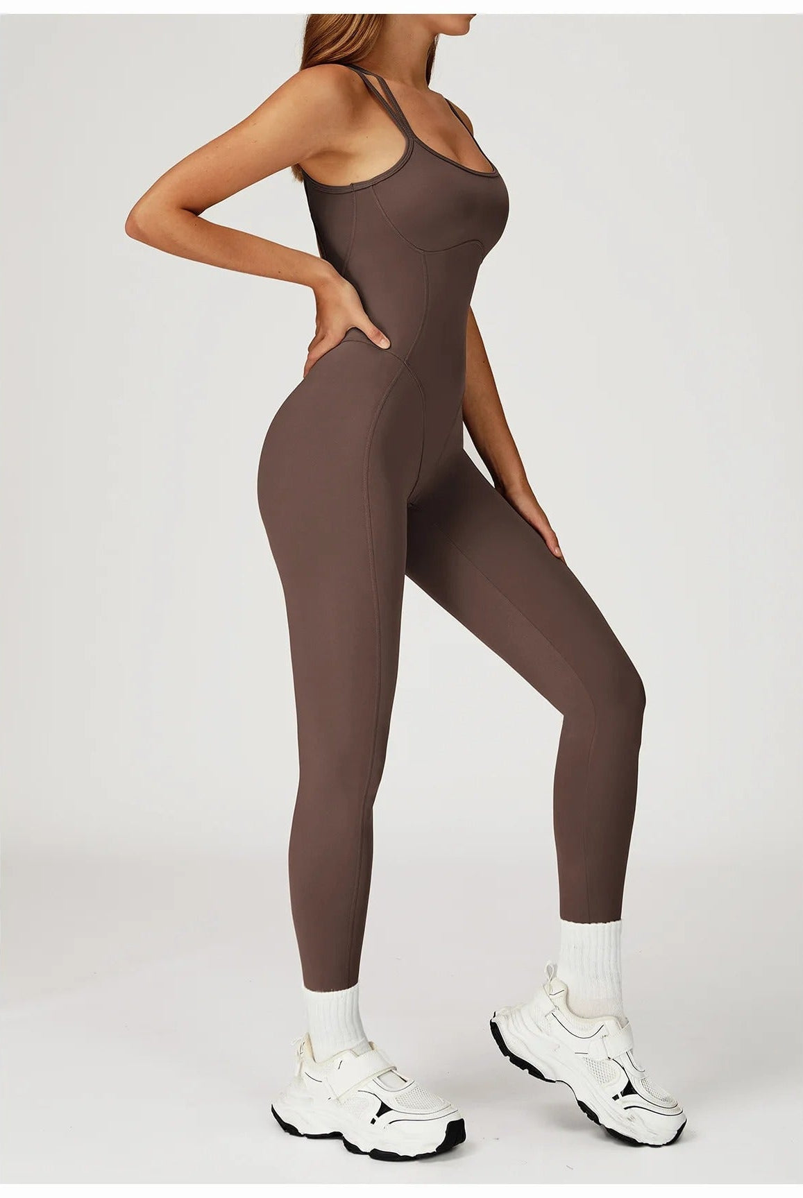 Criss Cross Back Jumpsuit Jumpsuit Starlethics