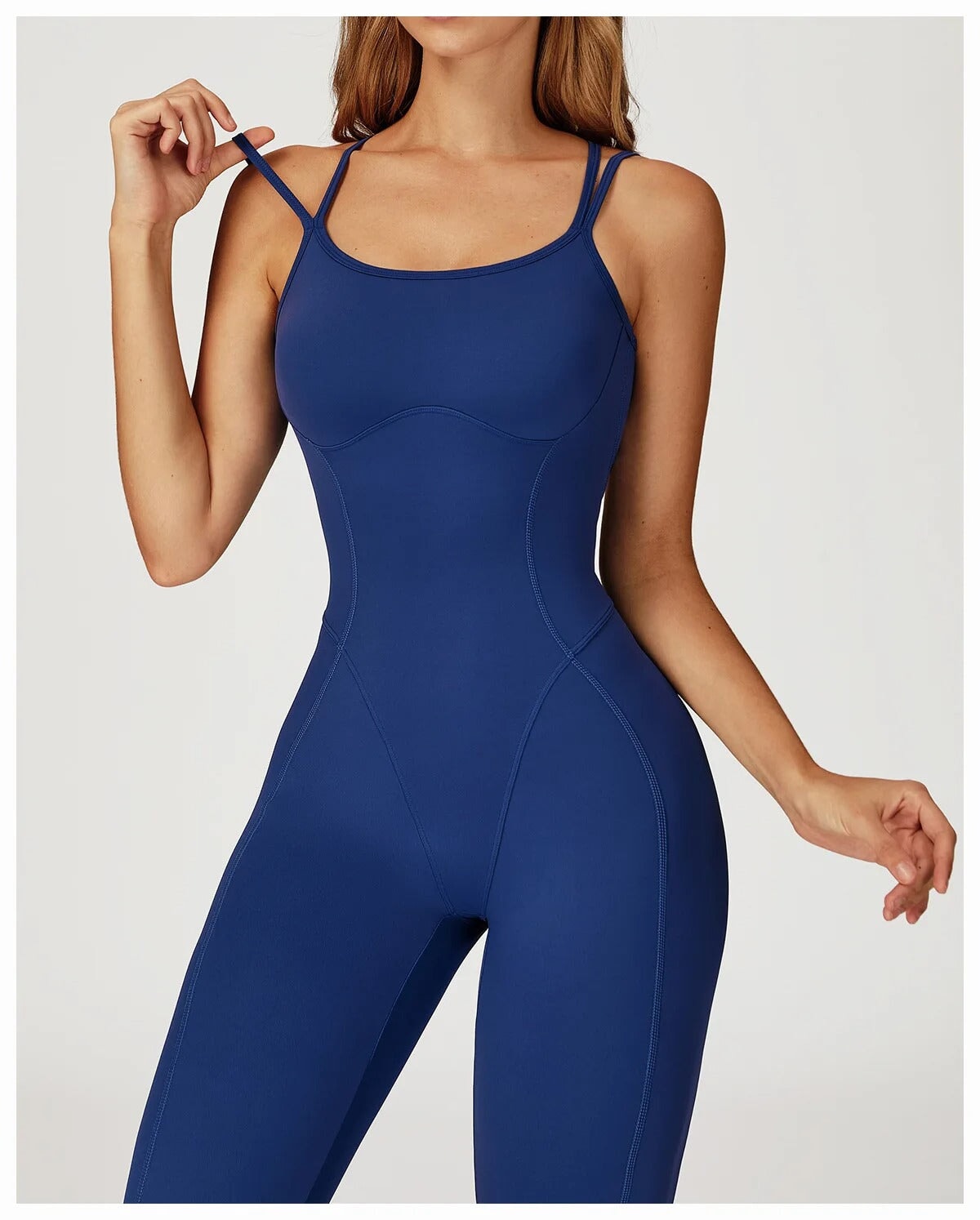 Criss Cross Back Jumpsuit Jumpsuit Starlethics