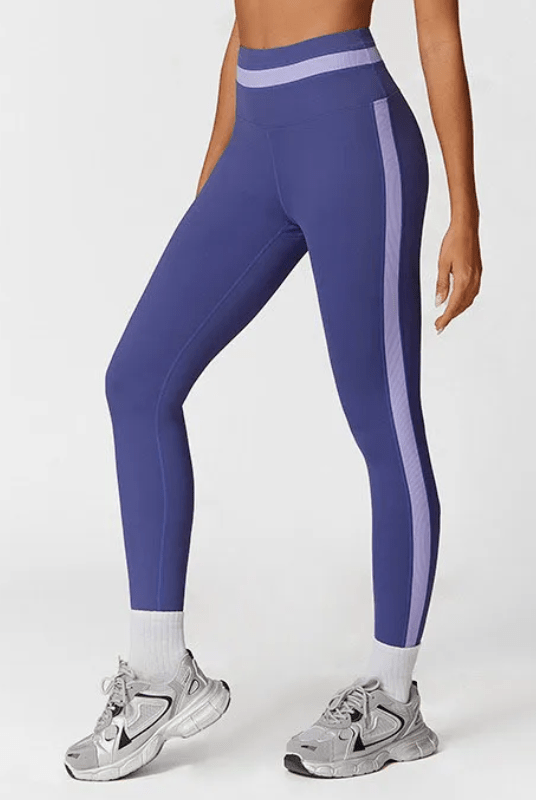 Ignite Ribbed High Waist Leggings Leggings Starlethics Purple S