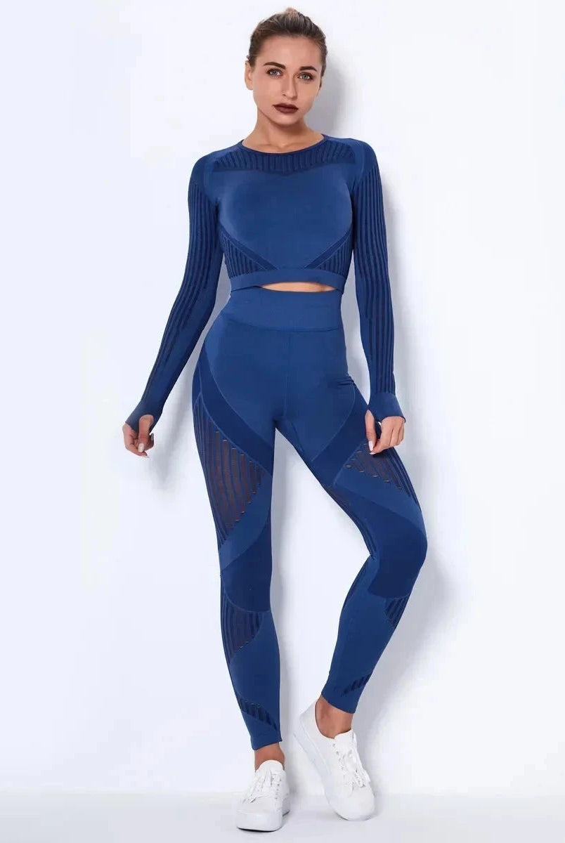 Mesh Seamless Set - Leggings + Top Sets Starlethics