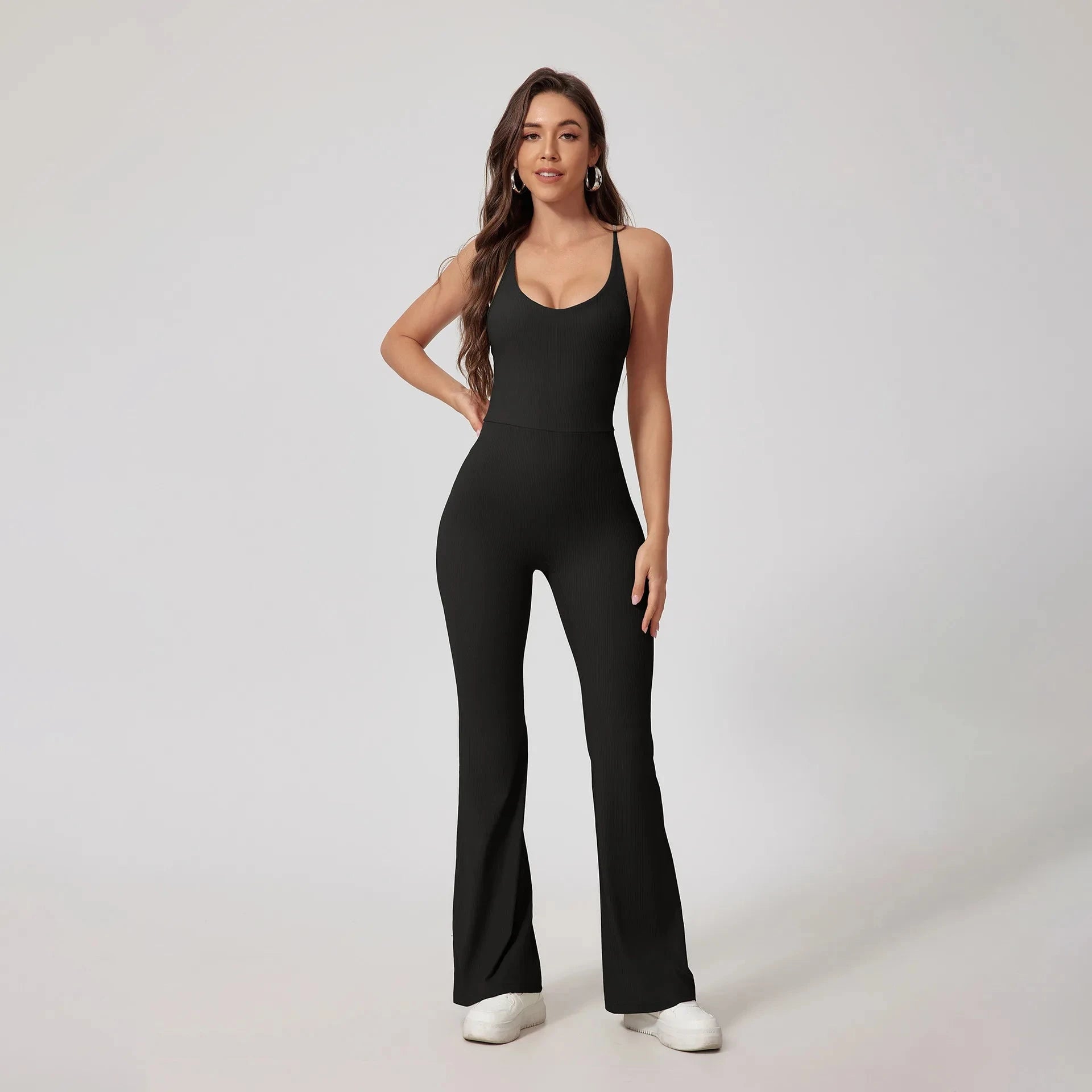 Power Play Backless Jumpsuit Jumpsuit Starlethics
