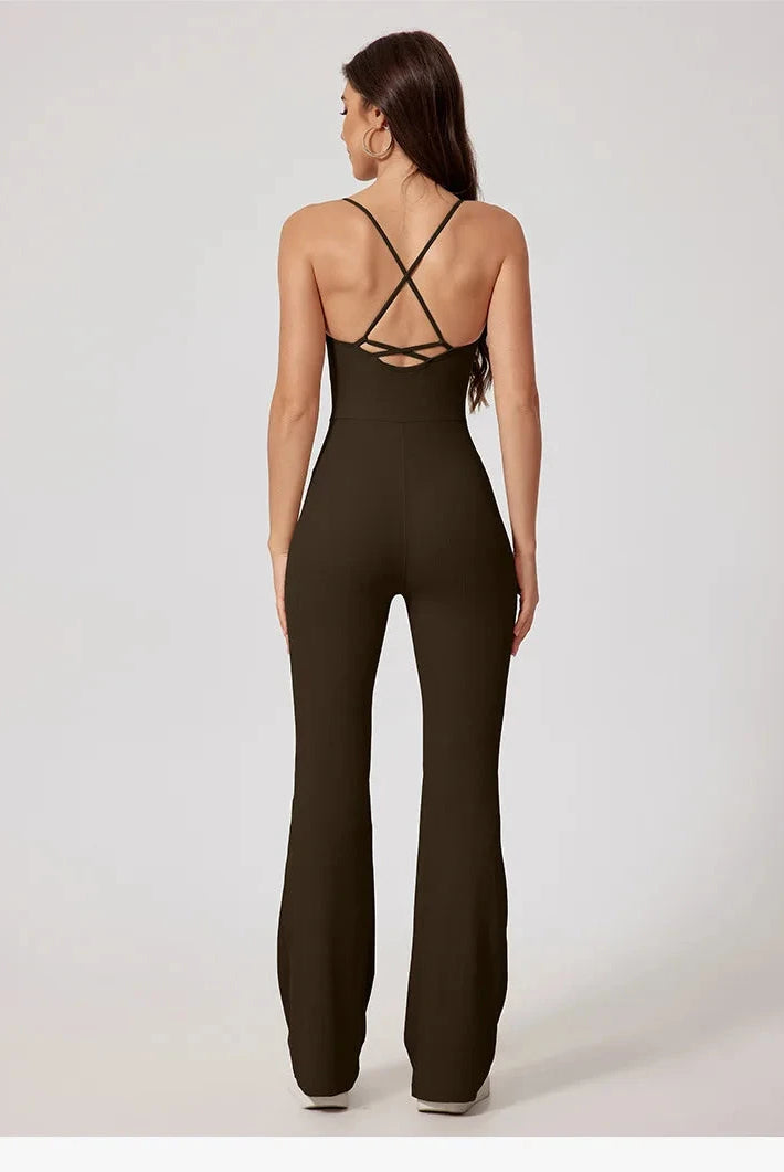 Power Play Backless Jumpsuit Jumpsuit Starlethics