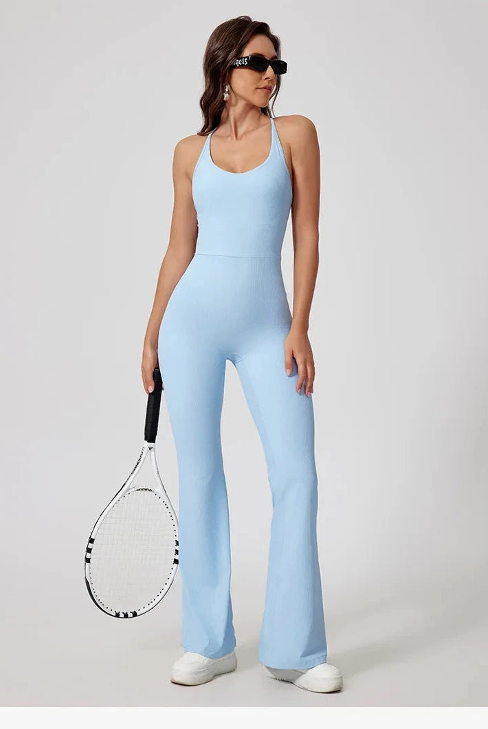 Power Play Backless Jumpsuit Jumpsuit Starlethics