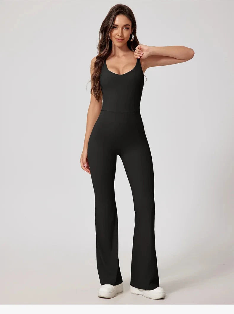 Power Play Backless Jumpsuit Jumpsuit Starlethics Black S