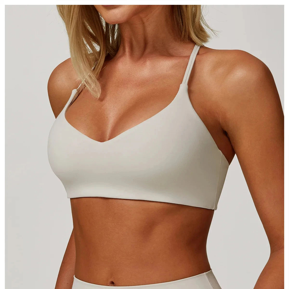 PulseLite Seamless Sports Bra Sports Bra Starlethics Bone S