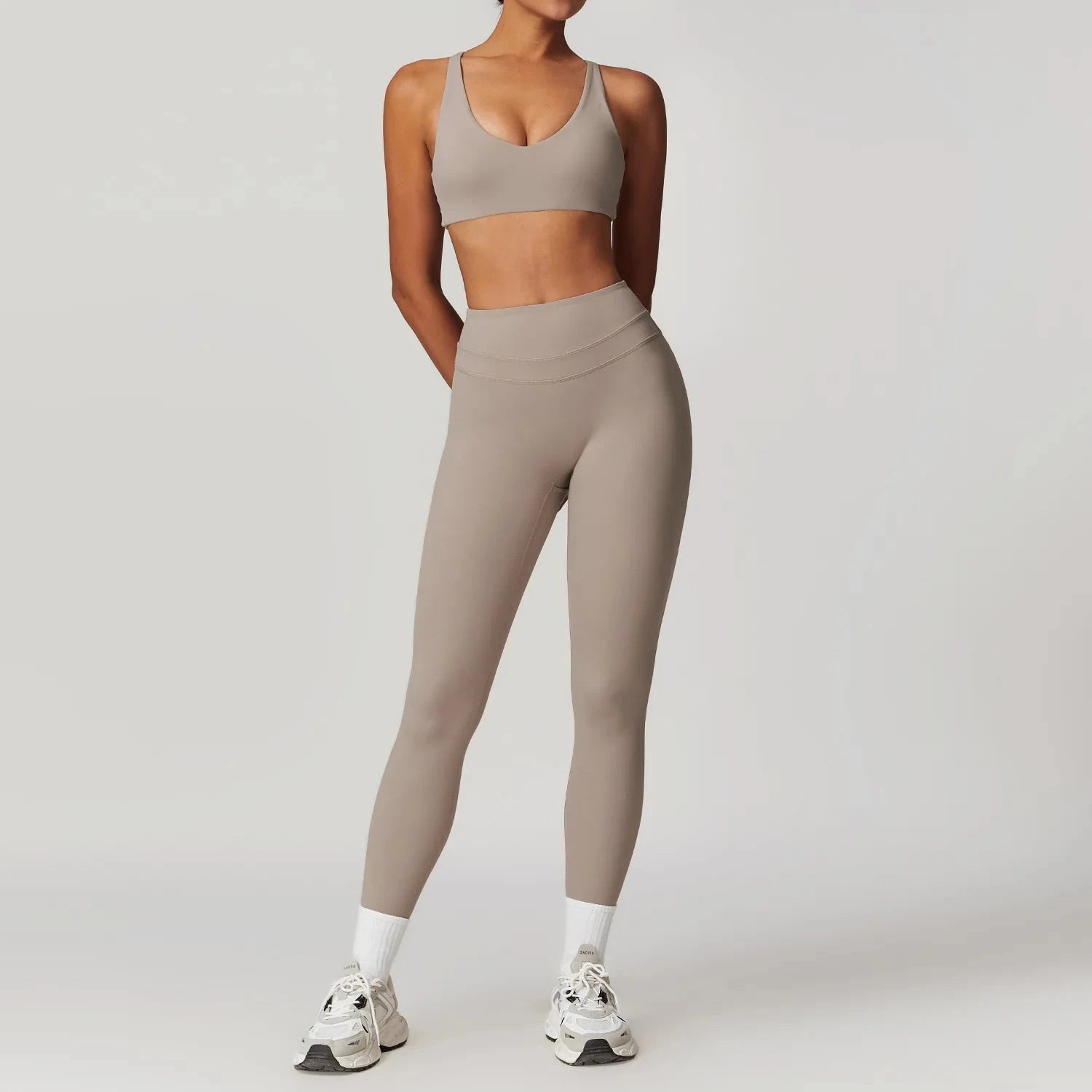 Rebel Form Seamless Leggings Leggings Starlethics Khaki S