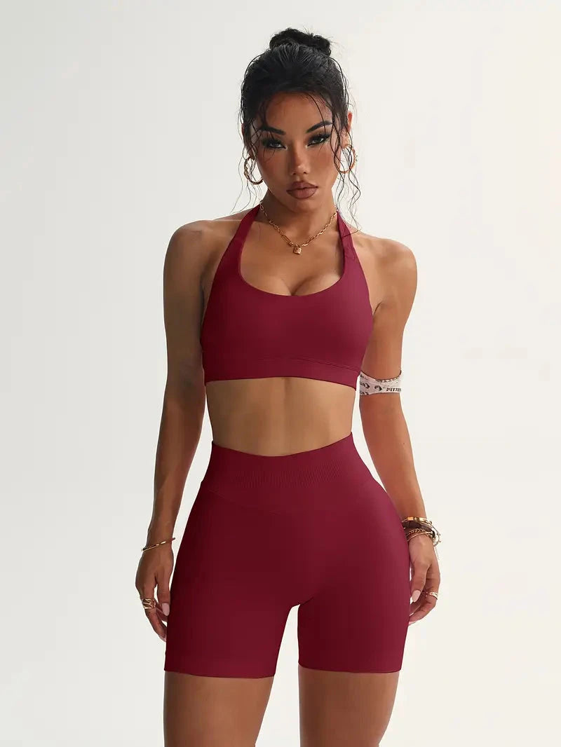 Sleek Motion Seamless Shorts Shorts Starlethics Red S