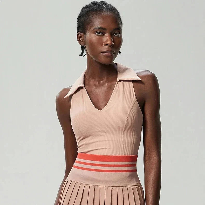 Regal V-Neck Tennis Top Top Starlethics