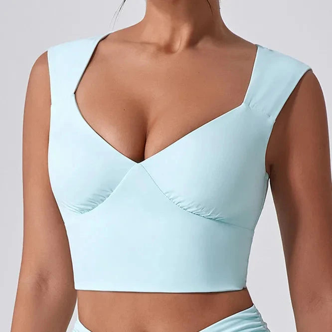 7.2 1/2PCS Frauen Yoga Set Workout Hose Outfits Fitness Sportswear Gym Trainingsanzug Hohe Taille Flare Leggings Sport Bh sportlich Tragen Starlethics