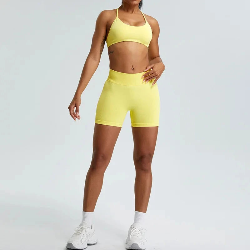 TrainHer Ribbed Seamless Shorts Shorts Starlethics