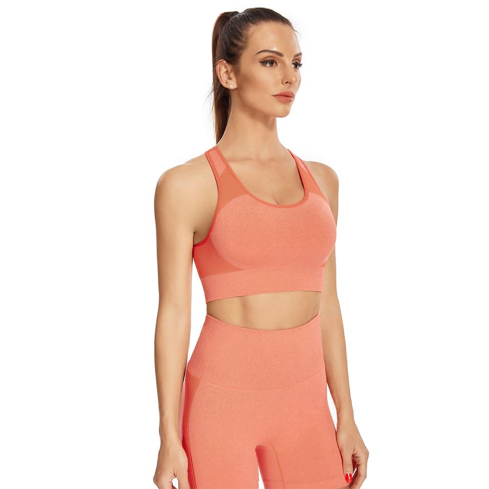 Push Up Running Bra Sports Bras Truetights Orange S
