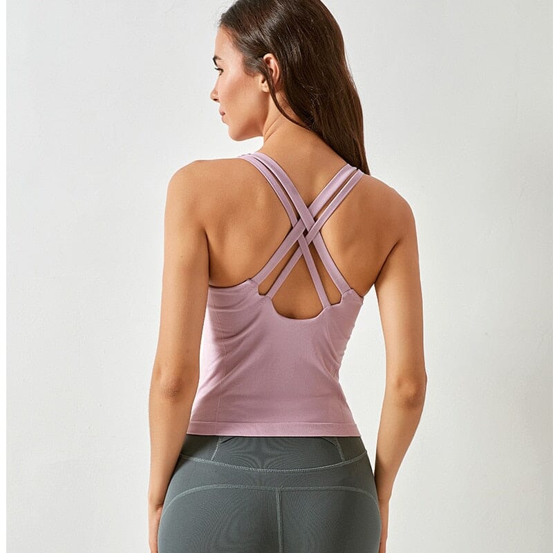 Cross Back Tank Top Activewear Truetights
