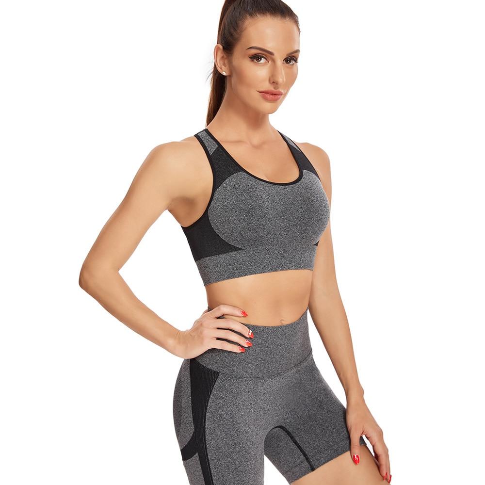 Push Up Running Bra Sports Bras Truetights Gray S 