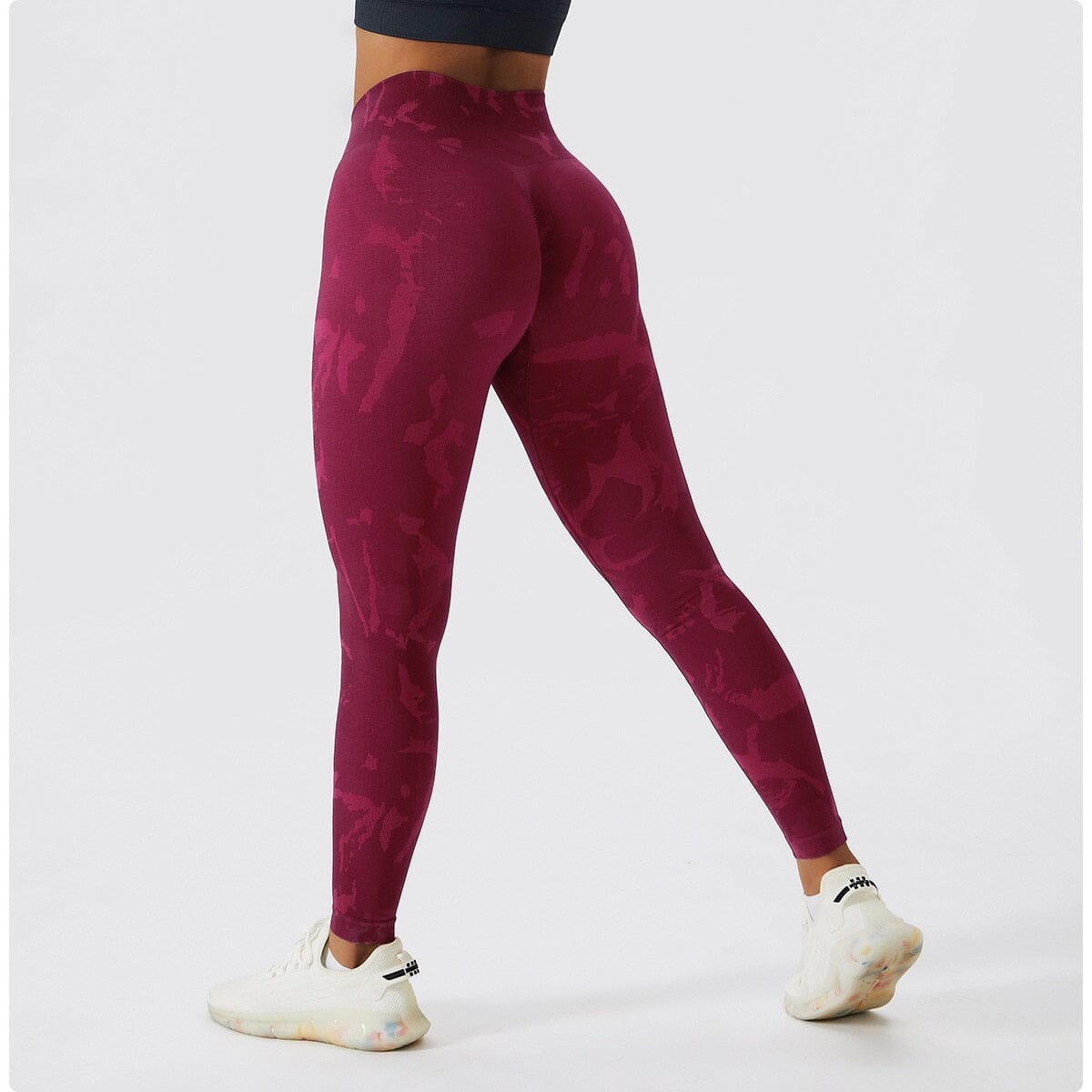 Camouflage Hip Lifting Pants Activewear Truetights