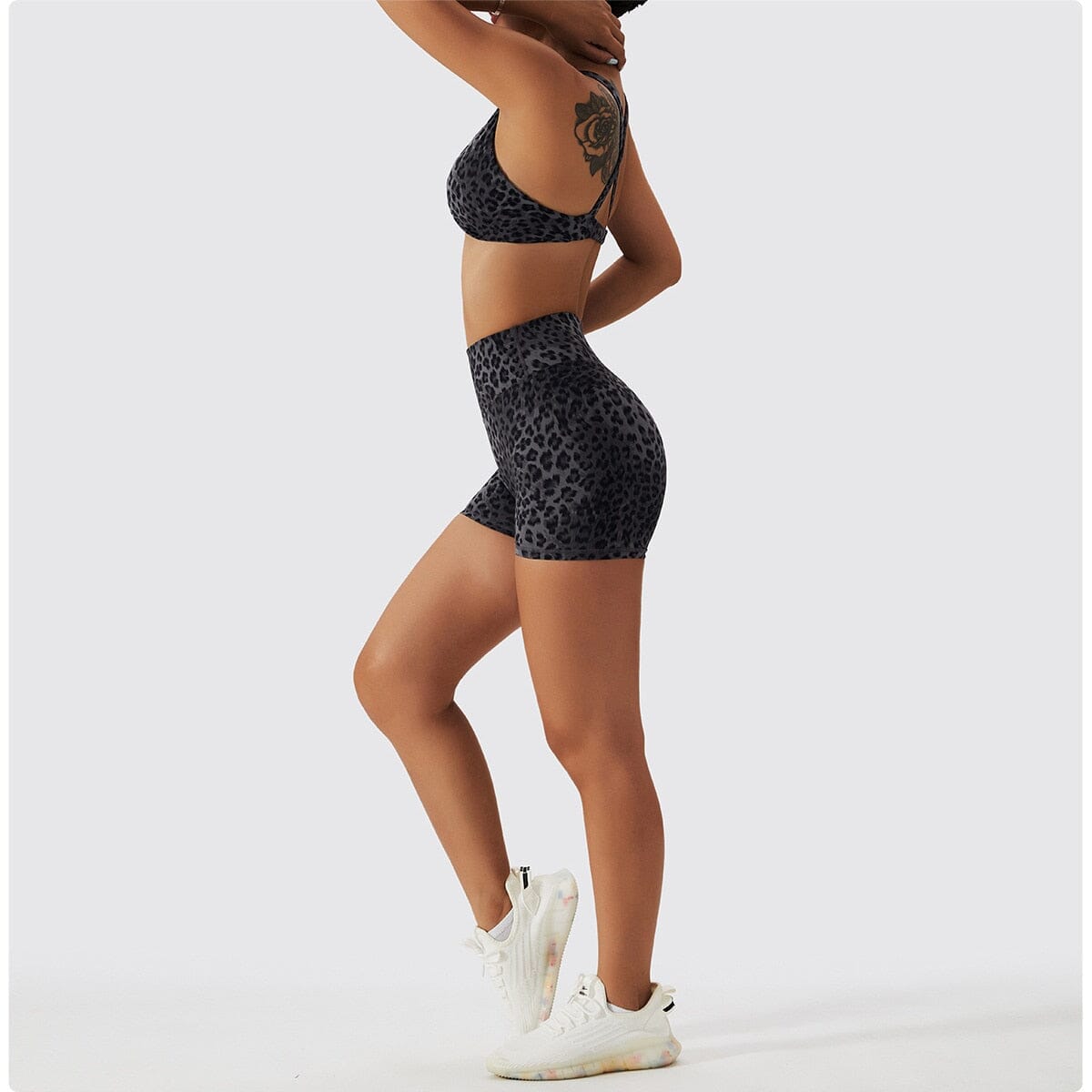 Chic Leopard Push-up Bra Activewear Truetights