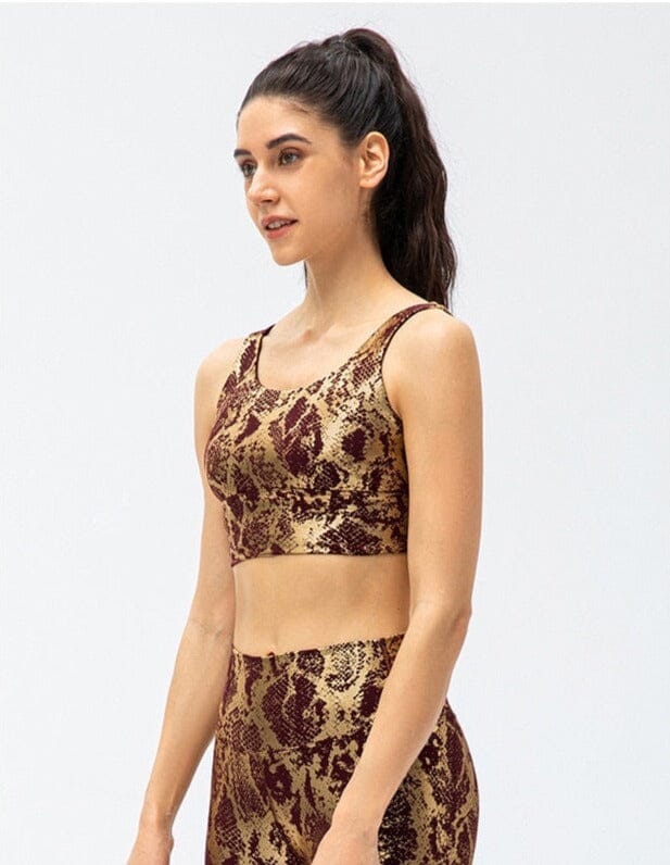 Serpent Kiss Crop Top Activewear Truetights