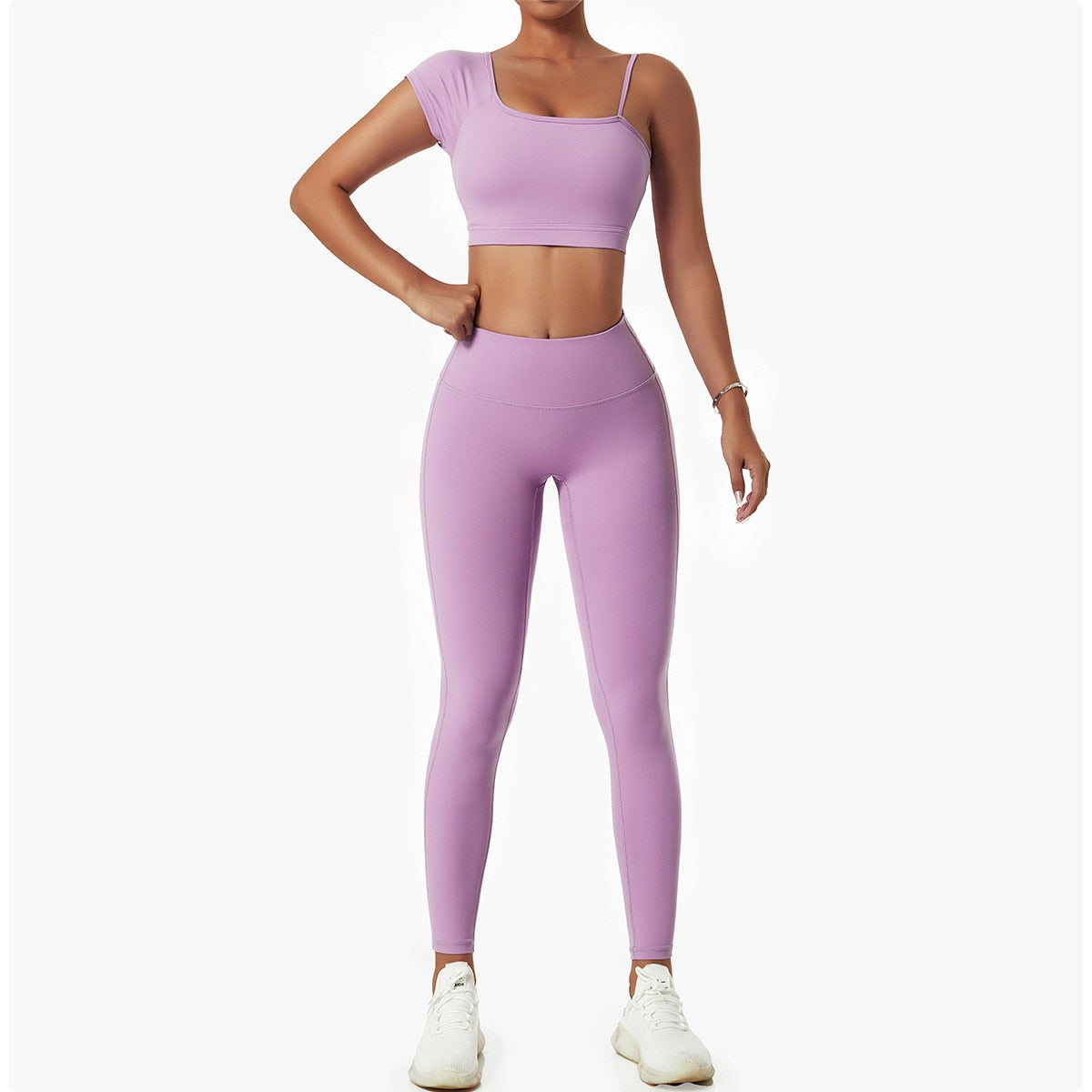 One Shoulder Spaghetti Strap Activewear Truetights