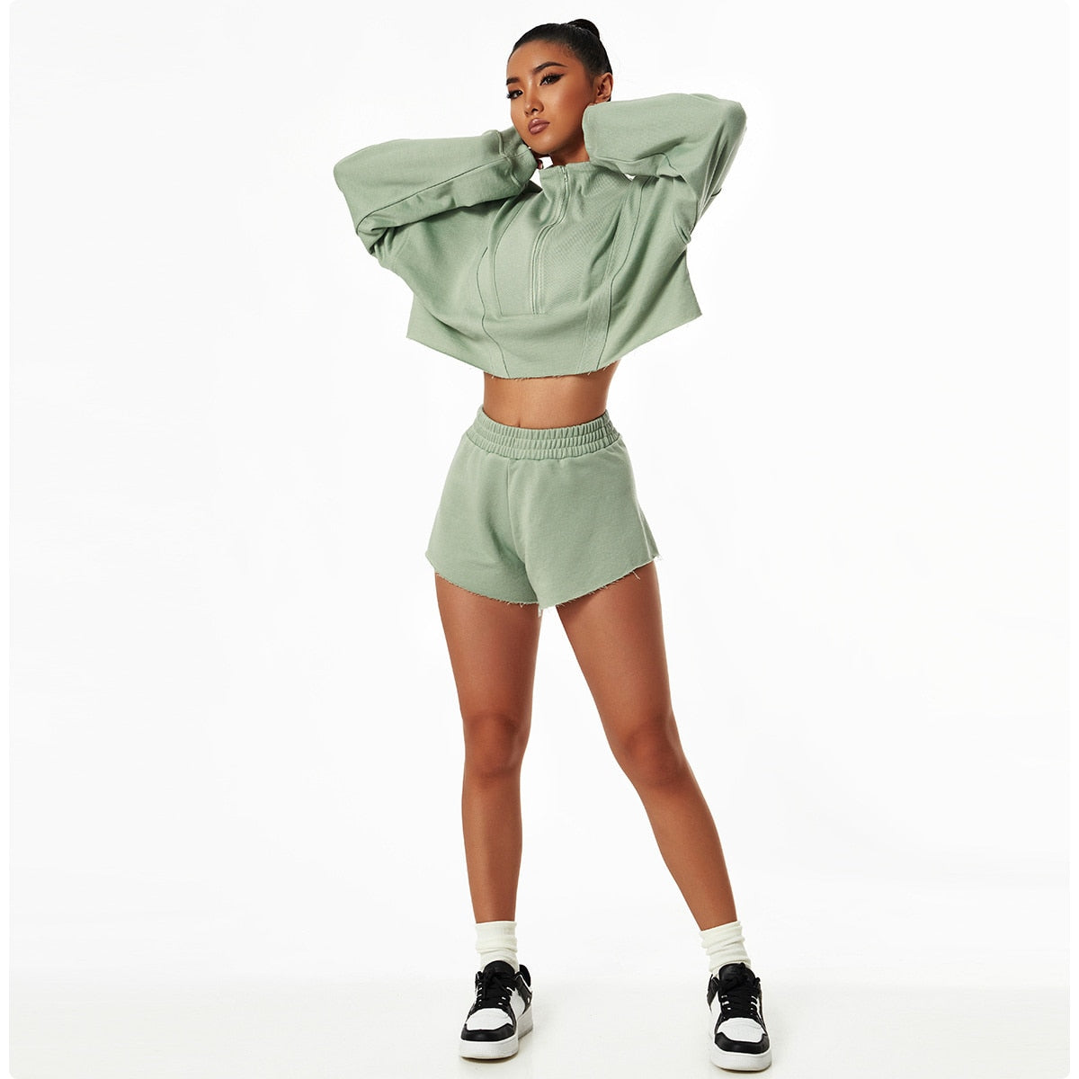 Autumn Gym Set - Shorts + Top Home Truetights