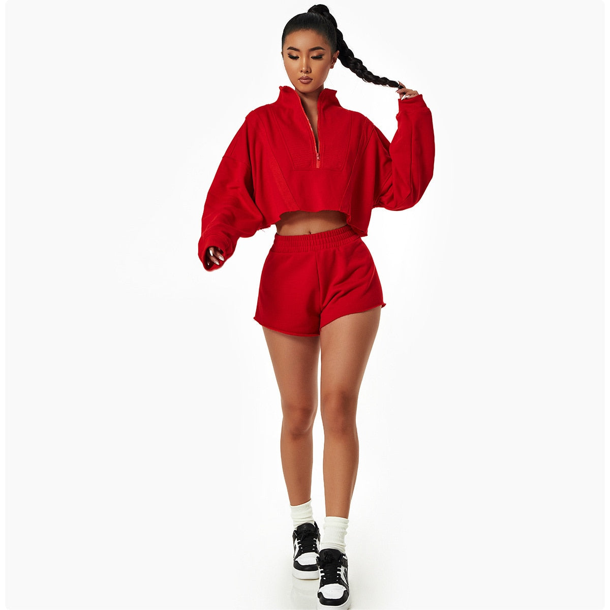 Autumn Gym Crop Top Activewear Truetights