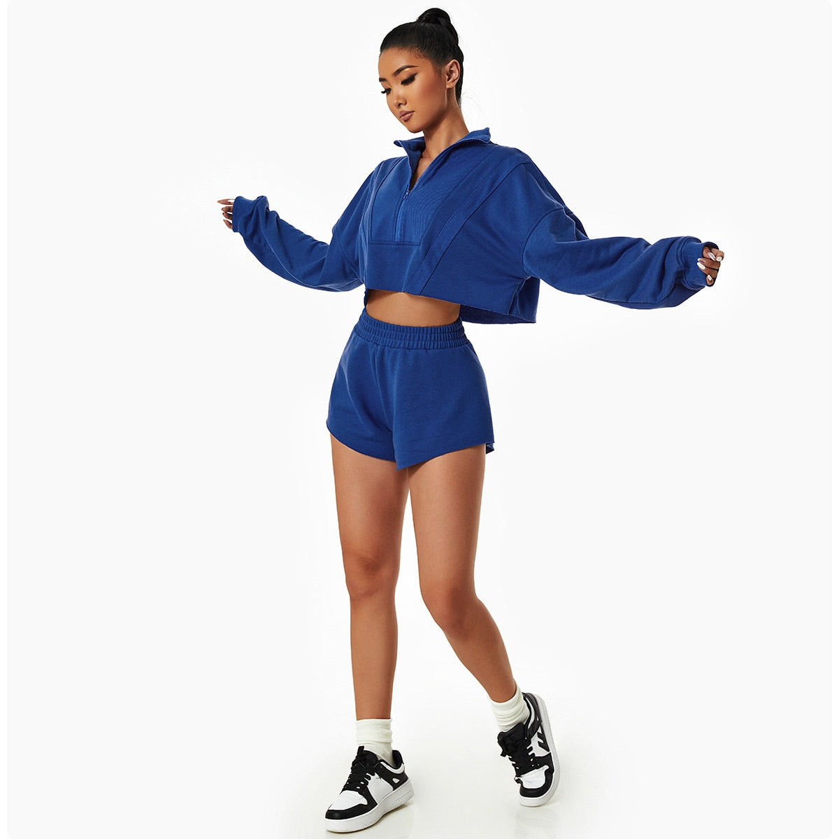 Autumn Gym Crop Top Activewear Truetights