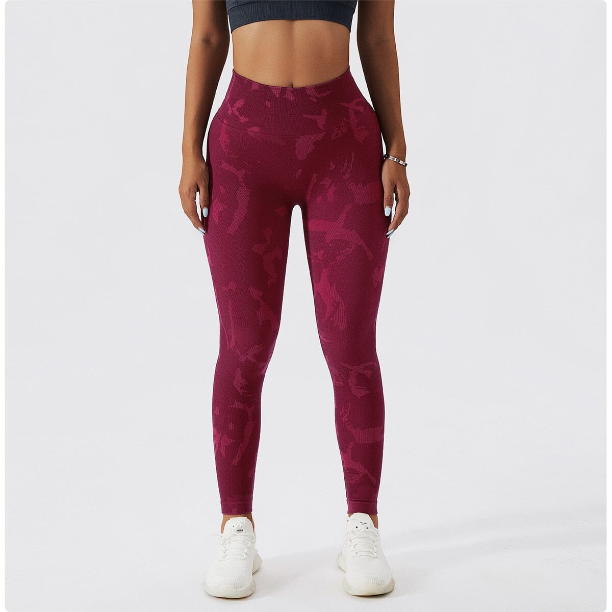 Camouflage Hip Lifting Pants Activewear Truetights
