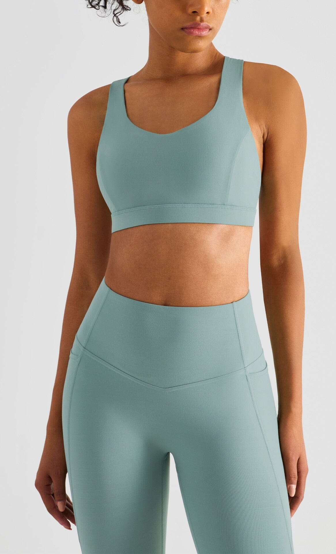 Multi-Cross Back Puff Bra Activewear Truetights