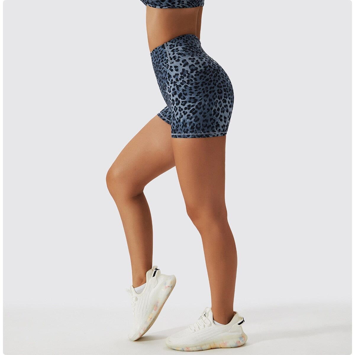 Chic Leopard Shorts Activewear Truetights