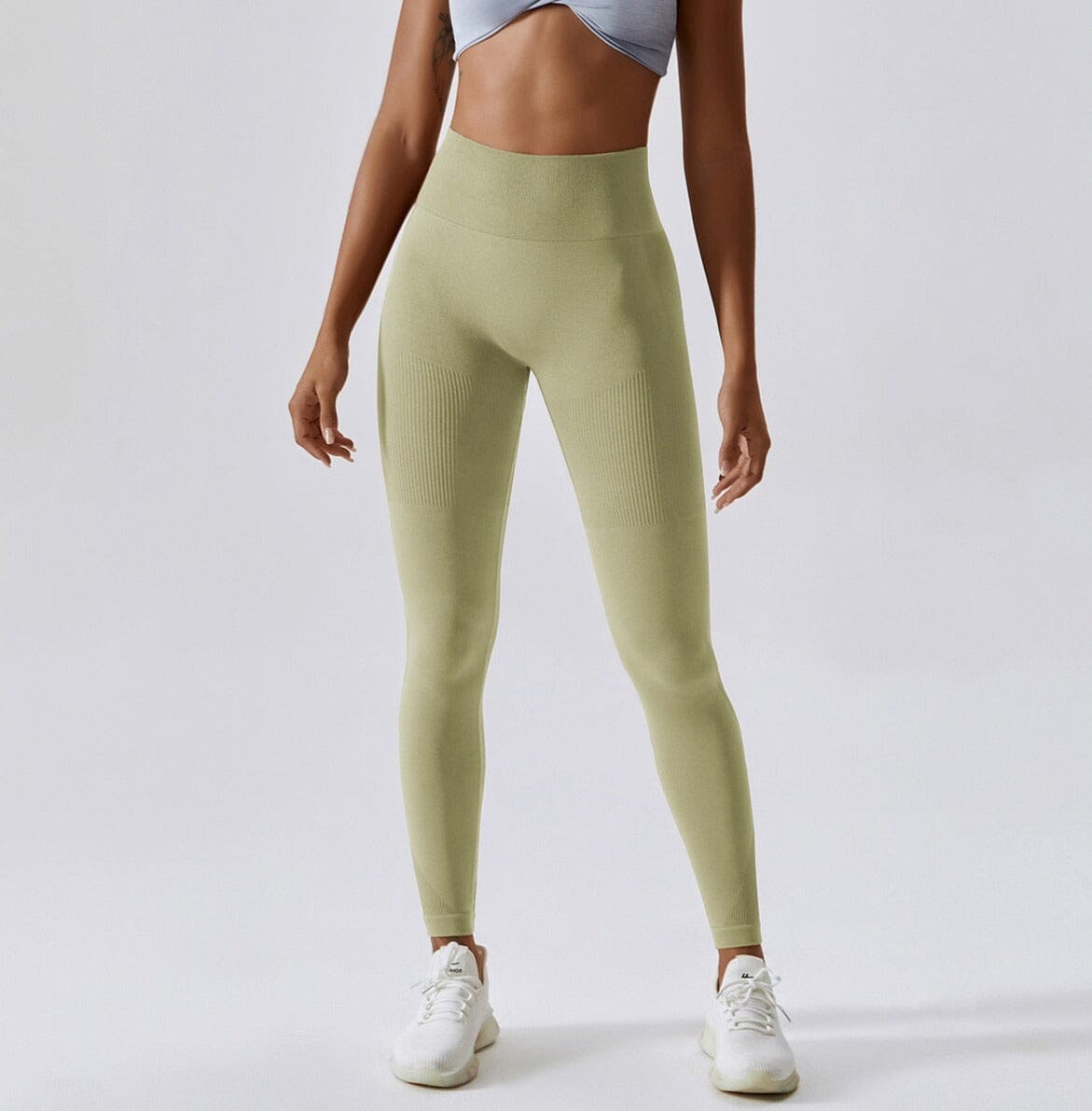 Streamline Seamless Leggings Leggings Starlethics Greenish Grey S