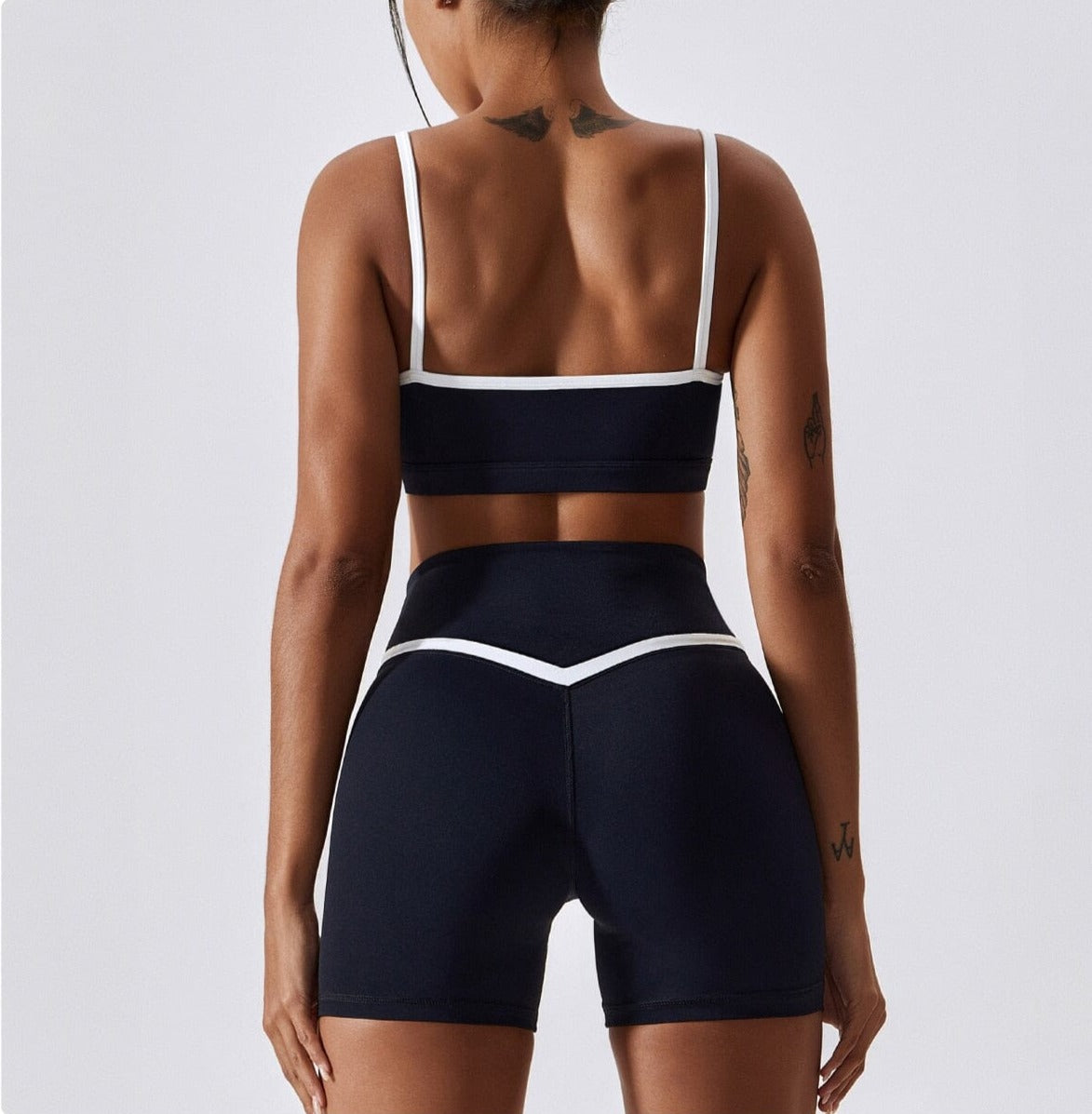 Splicing Contrast Sports Bra Home Truetights
