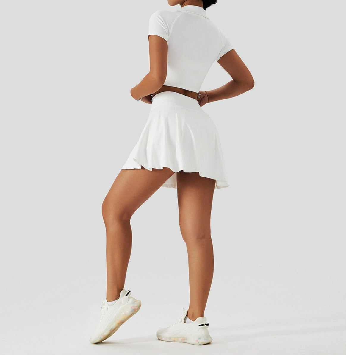 Collared Tennis Gym Set Activewear Truetights