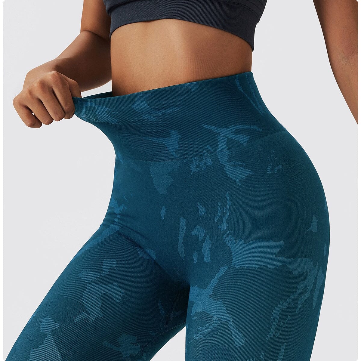 Camouflage Hip Lifting Pants Activewear Truetights