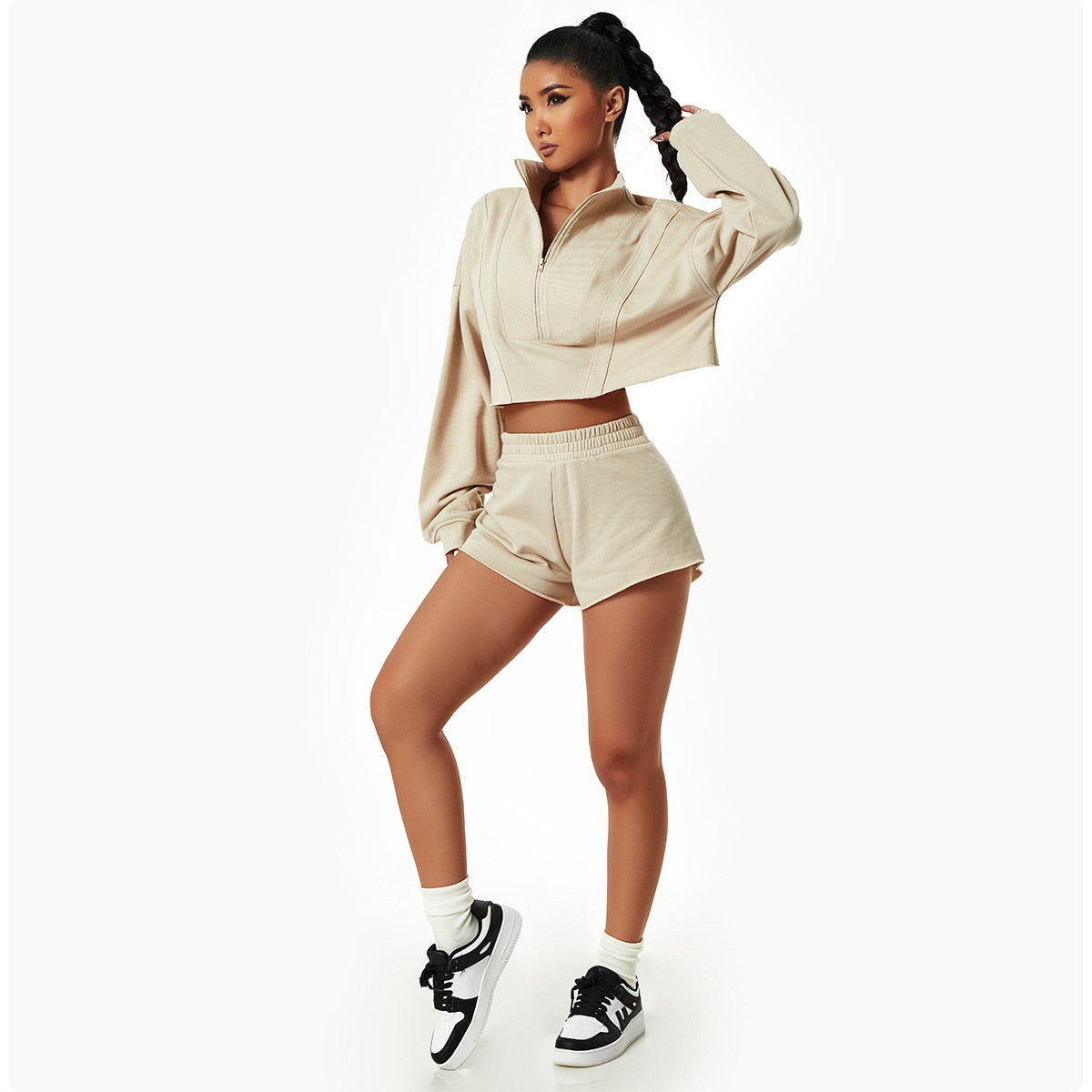 Autumn Gym Set - Shorts + Top Home Truetights