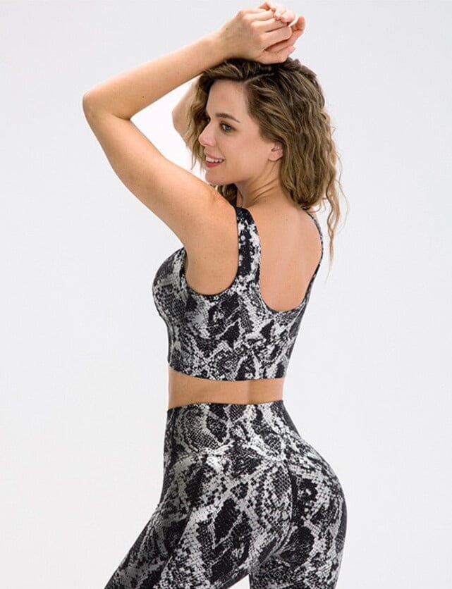 Serpent Kiss Crop Top Activewear Truetights