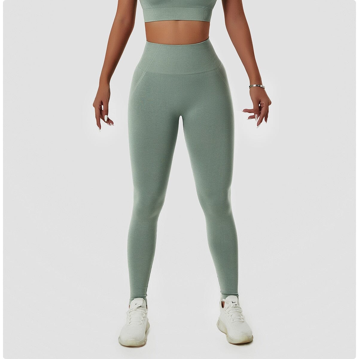 Bum Scrunch Leggings Activewear Truetights Bean Paste Green S