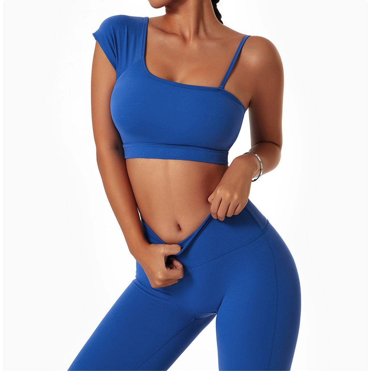 One Shoulder Spaghetti Strap Activewear Truetights