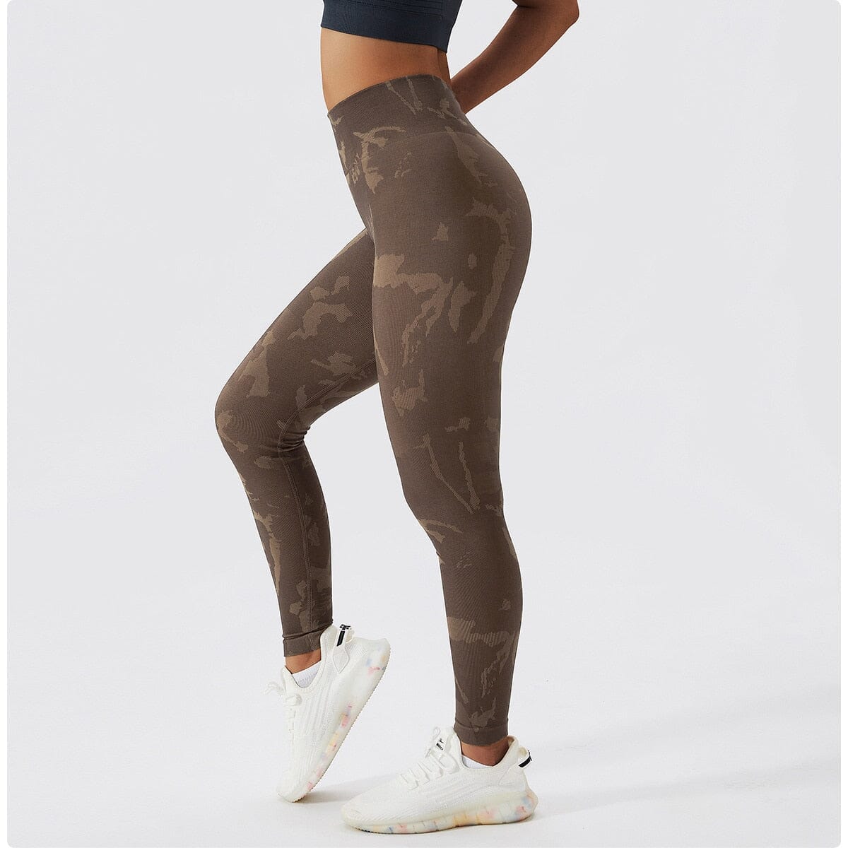 Camouflage Hip Lifting Pants Activewear Truetights
