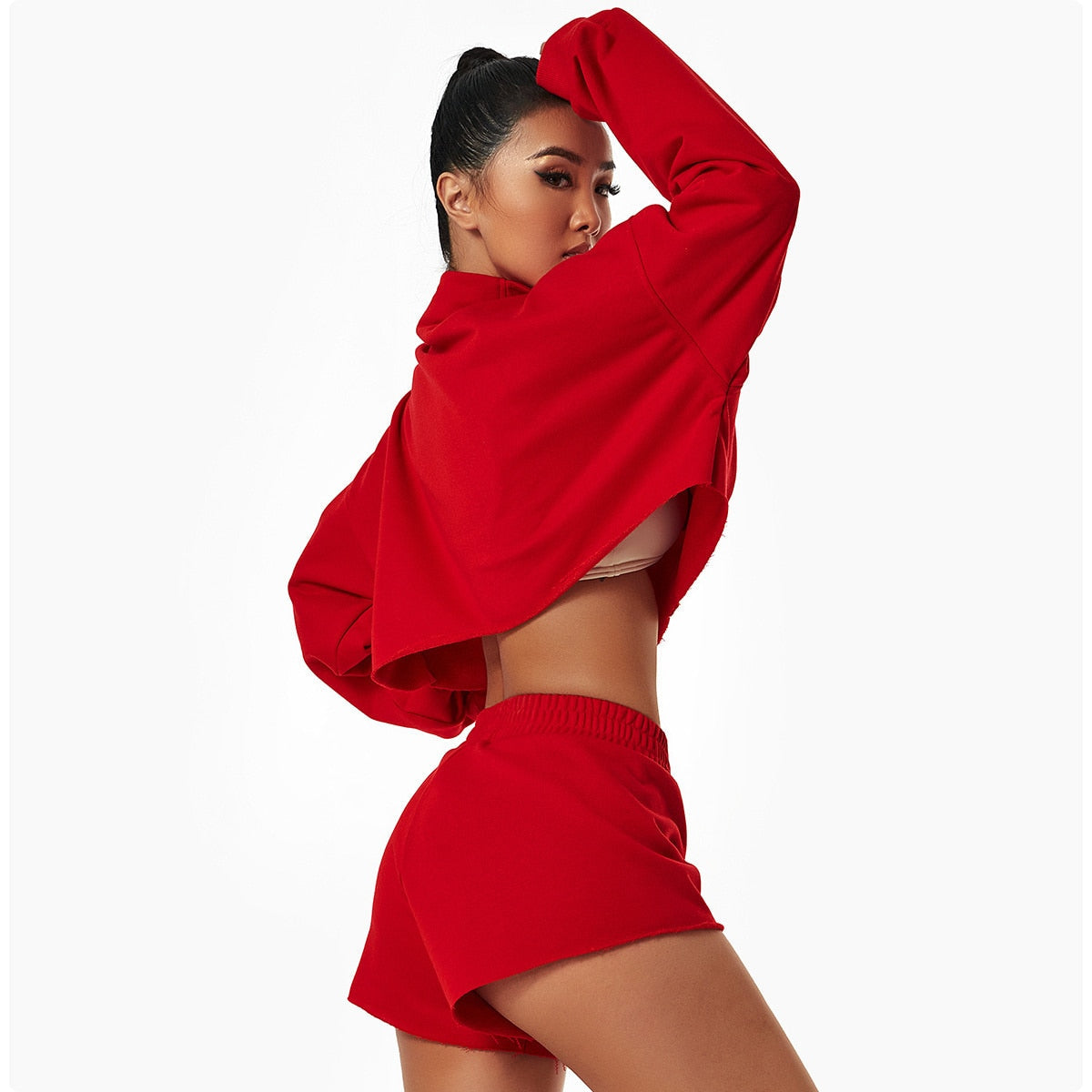 Autumn Gym Crop Top Activewear Truetights