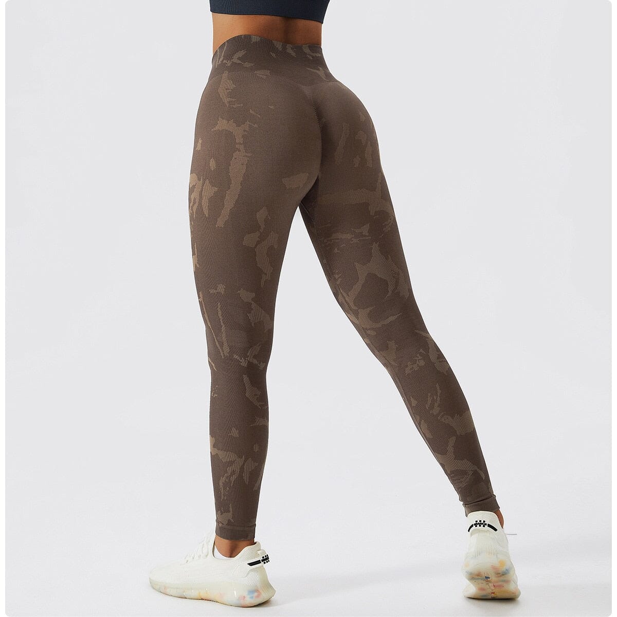 Camouflage Hip Lifting Pants Activewear Truetights