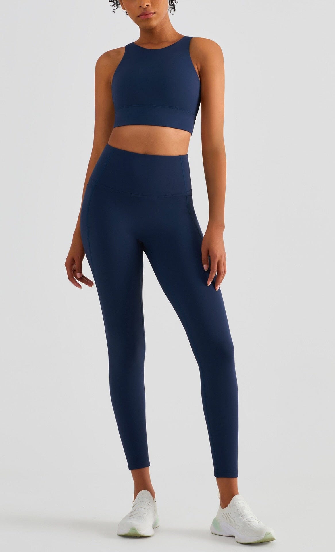Winter Fleece Leggings Home Truetights Navy Blue XS