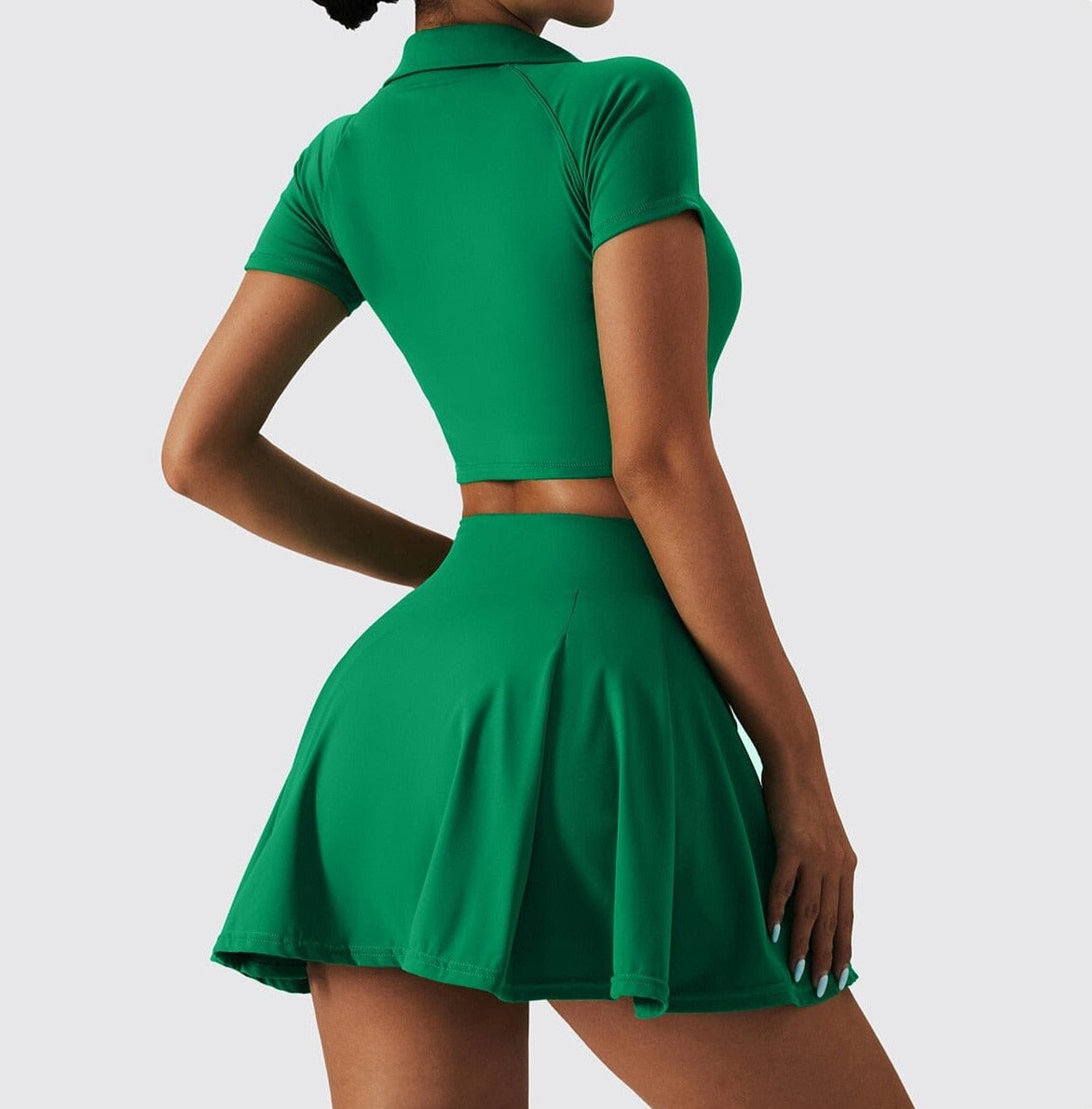 Collared Tennis Gym Set Activewear Truetights